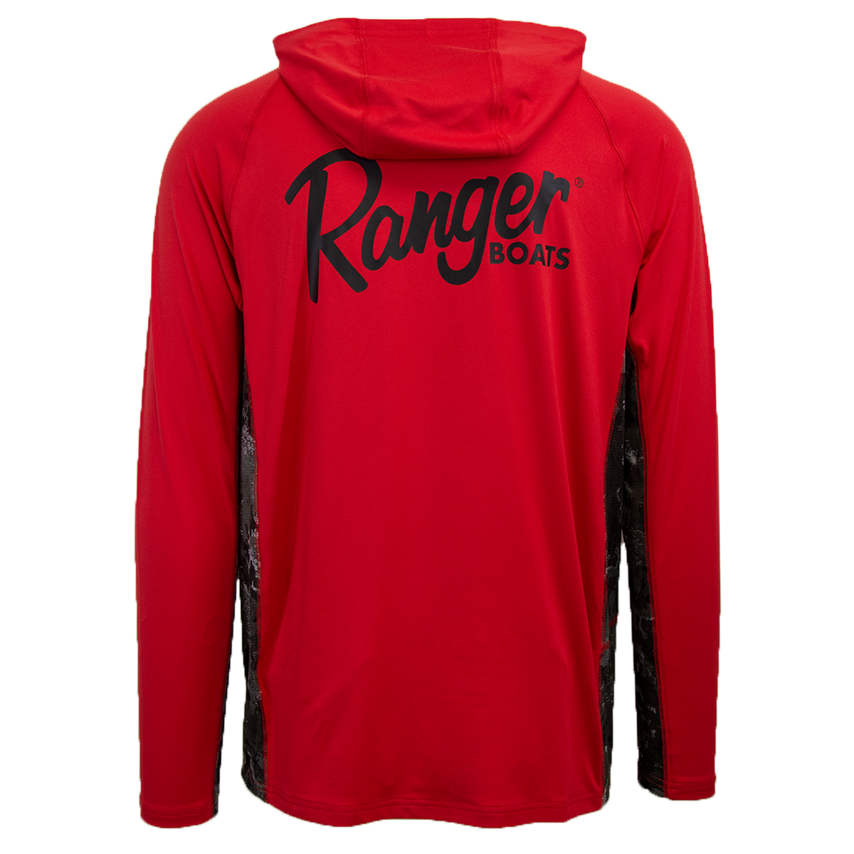 Ranger Boats Osprey Performance Hoodie - Red/Midnight Camo