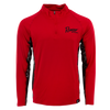 DeepLedge 1/4 Zip- Red Hot/Midnight Camo